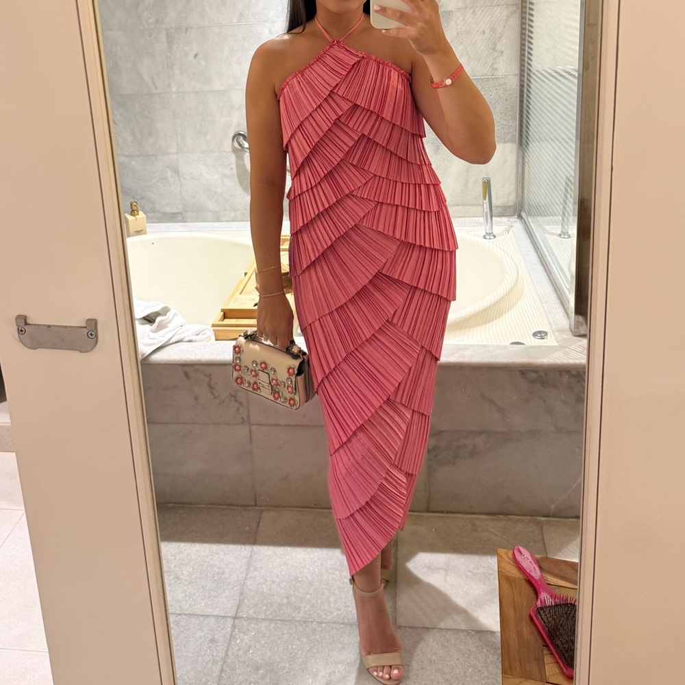 Cult Gaia Patriza Tiered Dress